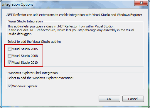 Installing the Visual Studio add-in - .NET Reflector 6 - Product Documentation