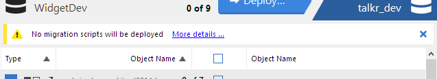 Comparison warnings - SQL Compare 16 - Product Documentation