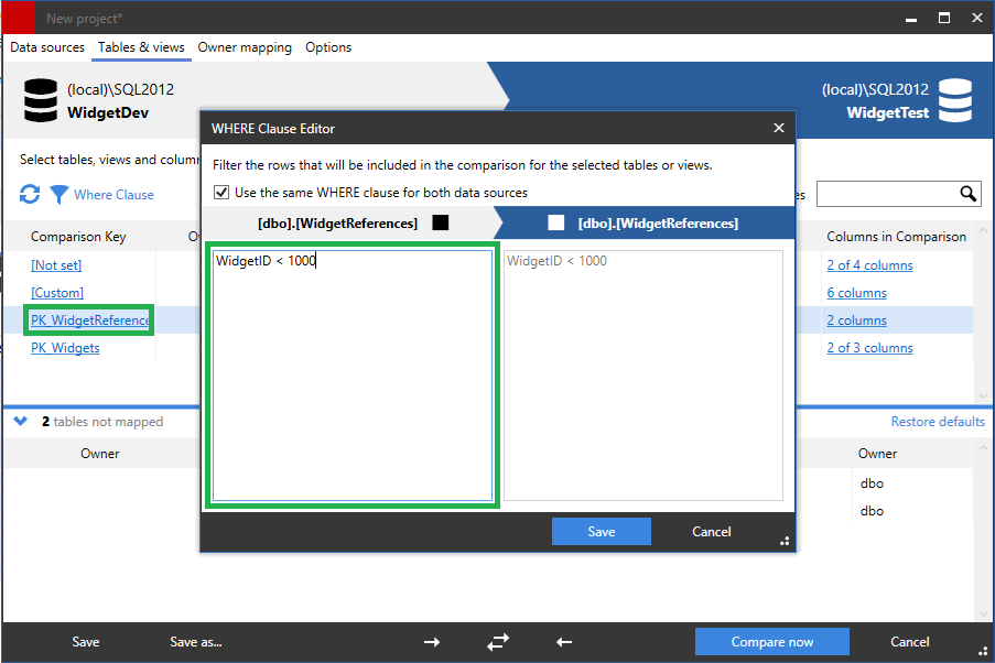 Improving the performance of SQL Data Compare - SQL Data Compare 16 ...