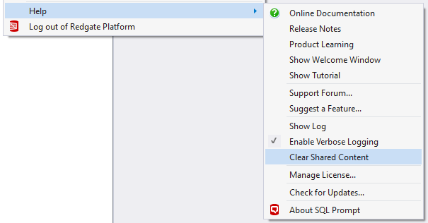 Troubleshooting the Redgate Platform - SQL Prompt 11 - Product ...